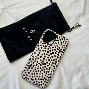 Leopard Cheetah Print Hard iPhone 13 Pro Case // Burga